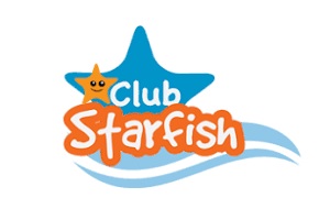 Una de las mejores escuelas de clases de natación CDMX es Club Starfish, logo
