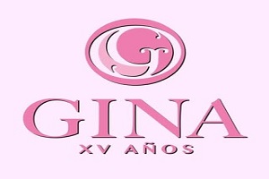 Una de las mejores tiendas para quinceañeras en CDMX es Gina XV Años, logo
