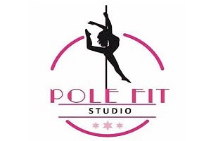 Una de las mejores academias de pole dance en CDMX es Pole Fit, logo