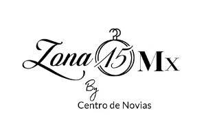 Una de las mejores tiendas para quinceañeras en CDMX es Zona15mx, logo