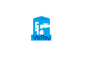 Plomeria y Drenajes Vic Rey, logo