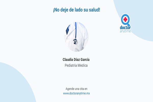 Pediatra Claudia Díaz García