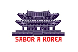 Uno de los mejores restaurantes coreanos de CDMX es Sabor a Korea, logo
