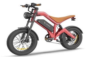 imagen de la Bicicleta Eléctrica Honey Whale K6 Pro Rojo