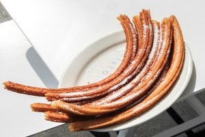 postres - foto del postre Churros Veganos