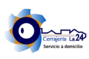 cerrajeros de urgencia - logo de Cerrajeria la 24